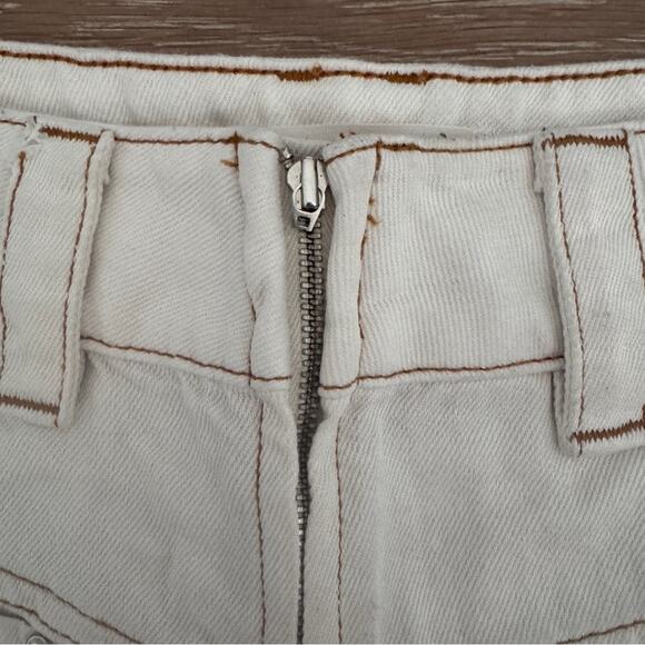 Ba&sh David Denim Shorts in Ecru size 2 - Picture 8 of 15
